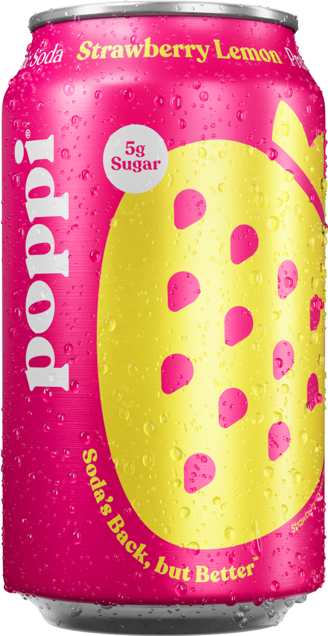 Poppi Soda Strawberry Lemon.