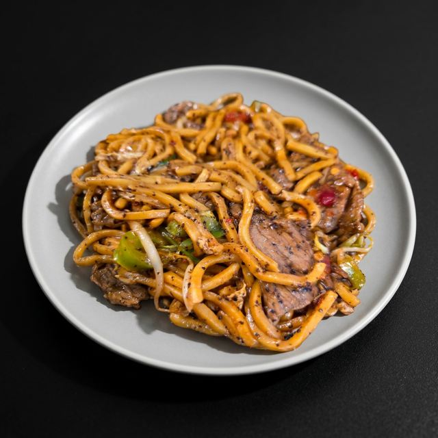 Black Pepper Sauce Noodles N11.