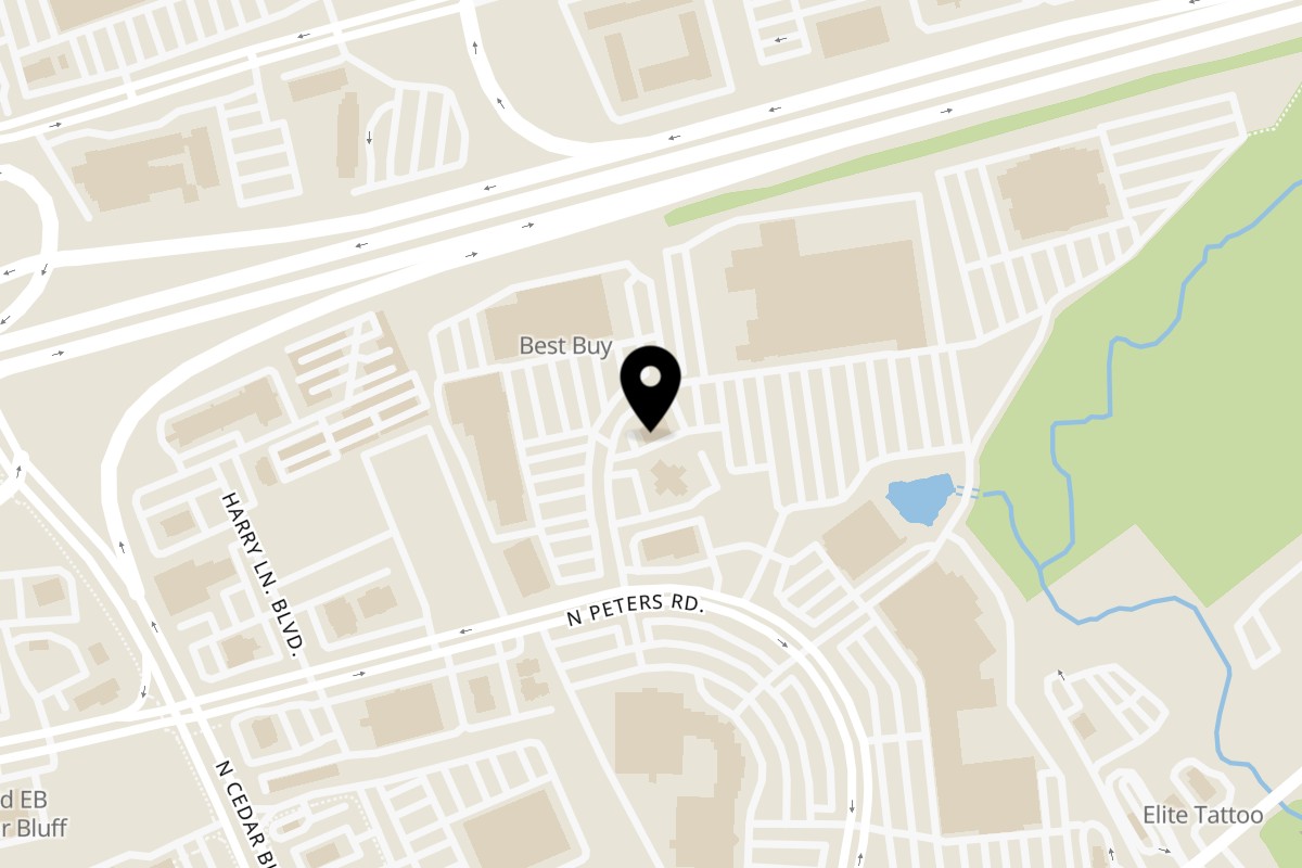 Map showing the location of Lim Dynasty Asia Cafe & Xpress Cedar Bluff on 8926 Town & Country Circle in Knoxville