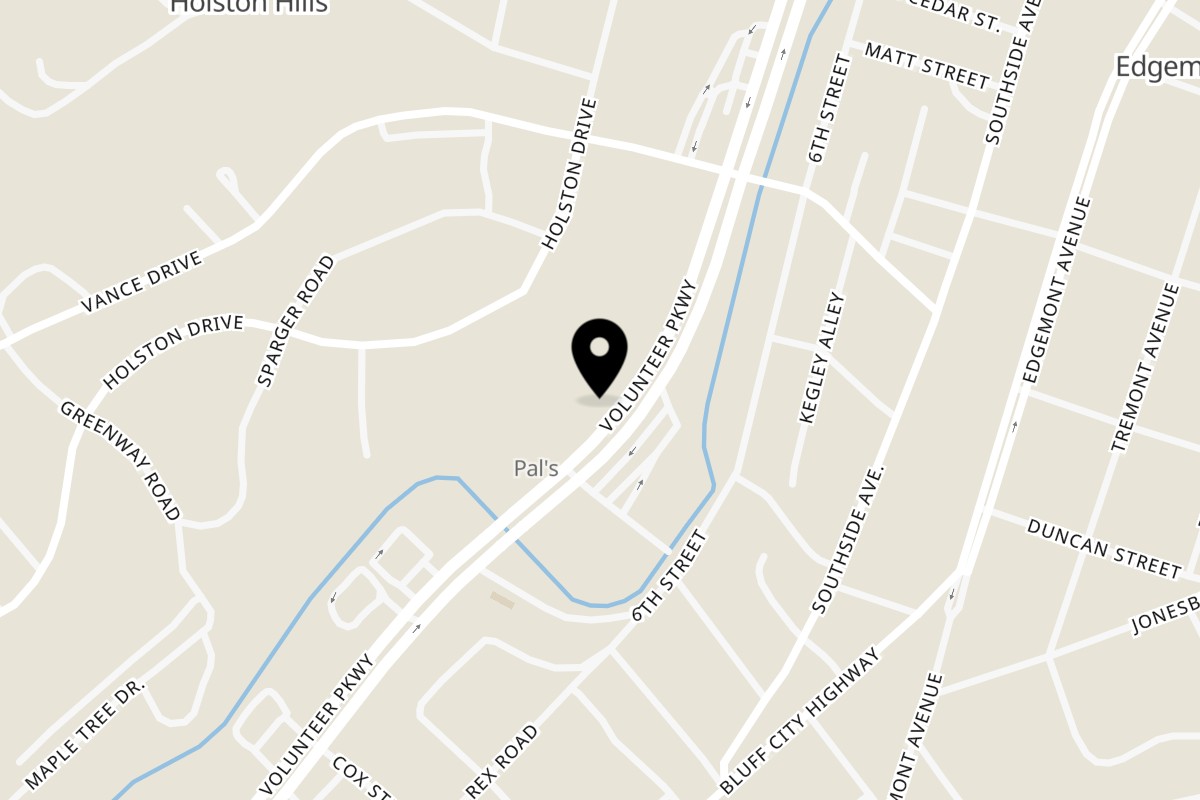 Map showing the location of Lim Dynasty Asia Cafe & Xpress Bristol on 950 Volunteer Pkwy in Bristol